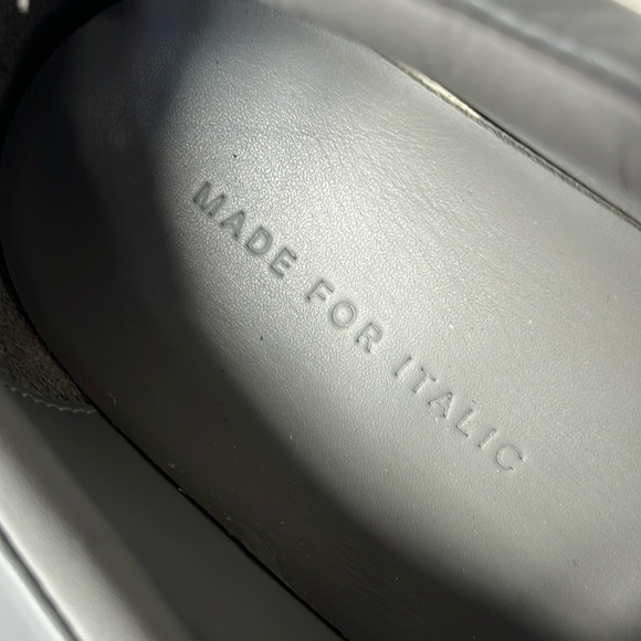 Italic Women’s Grey Cadence Lace up Lowtop Leather Sneakers size 9 - Picture 4 of 12